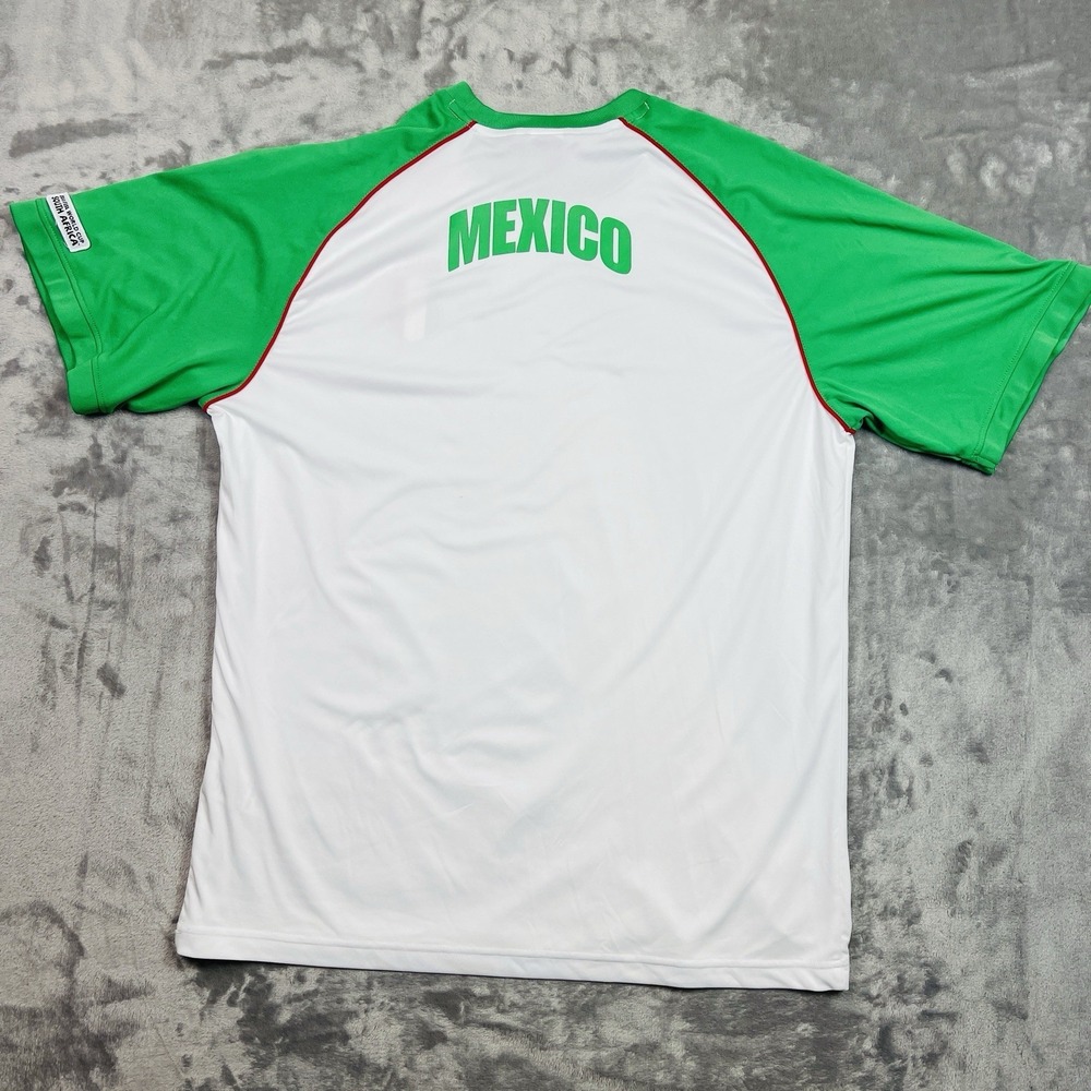 2010 FIFA World Cup South Africa Futbol Soccer Jersey Shirt Sz L Mexico - Picture 7 of 9